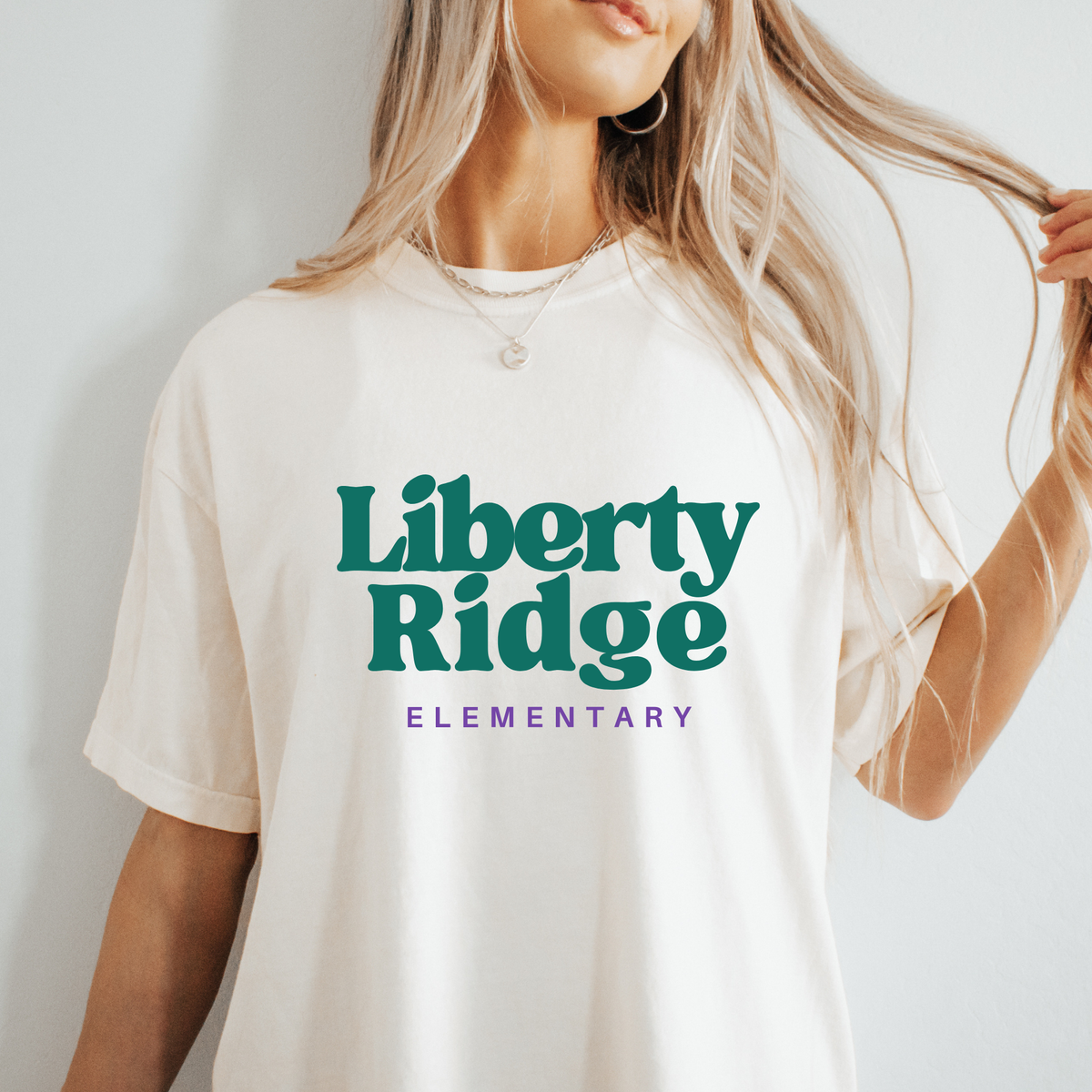 Liberty Ridge Elementary Tee - Cream