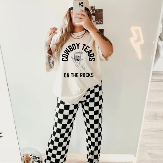 Cowboy Tears On The Rocks T-Shirt