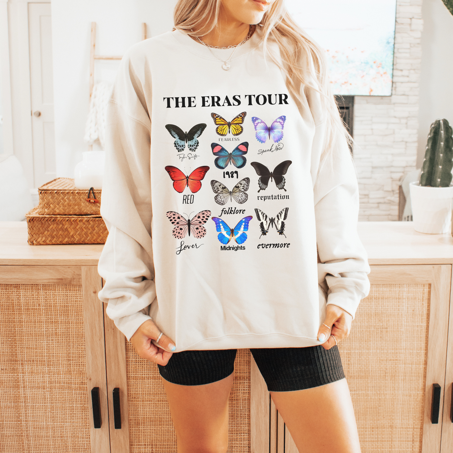 Eras Tour Butterfly Album Crewneck