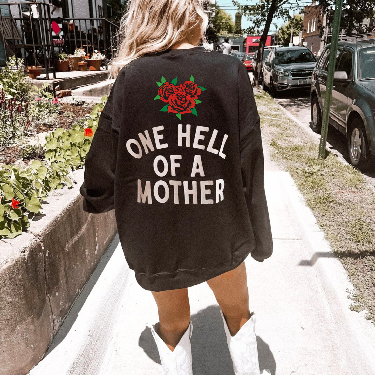One Hell of a Mother Crewneck Sweatshirt