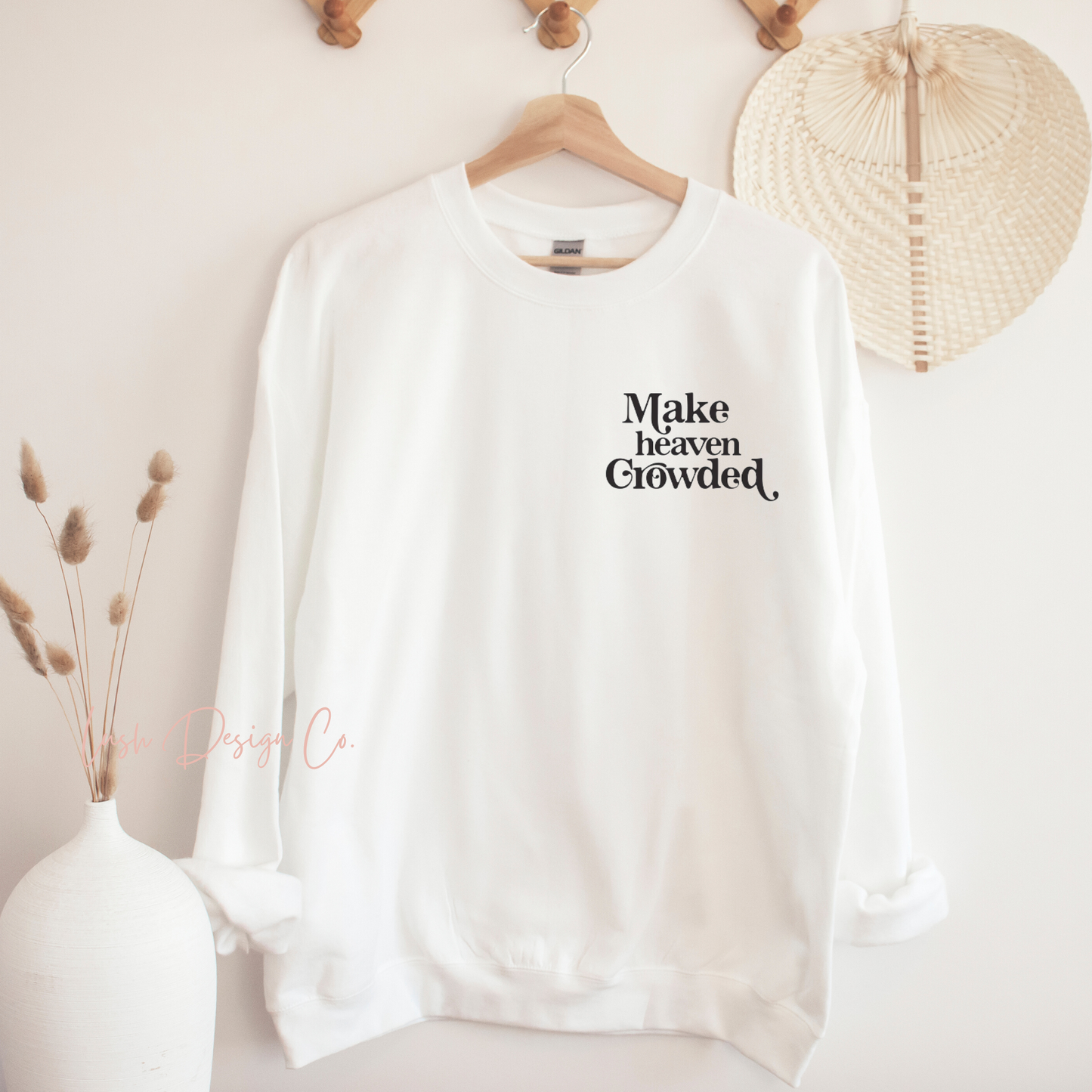 Make Heaven Crowded Pocket Design Crewneck