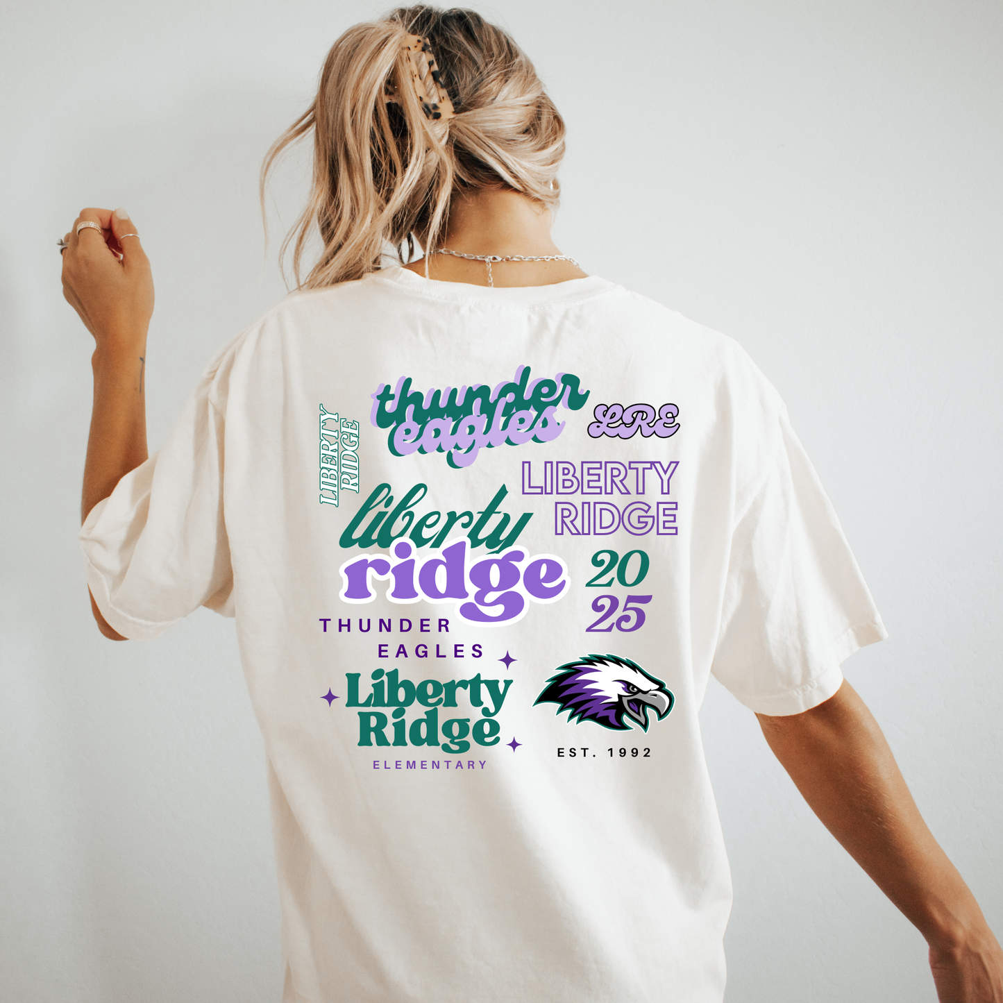 Liberty Ridge Logo Block - Cream