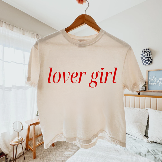 LOVER GIRL CROP TEE