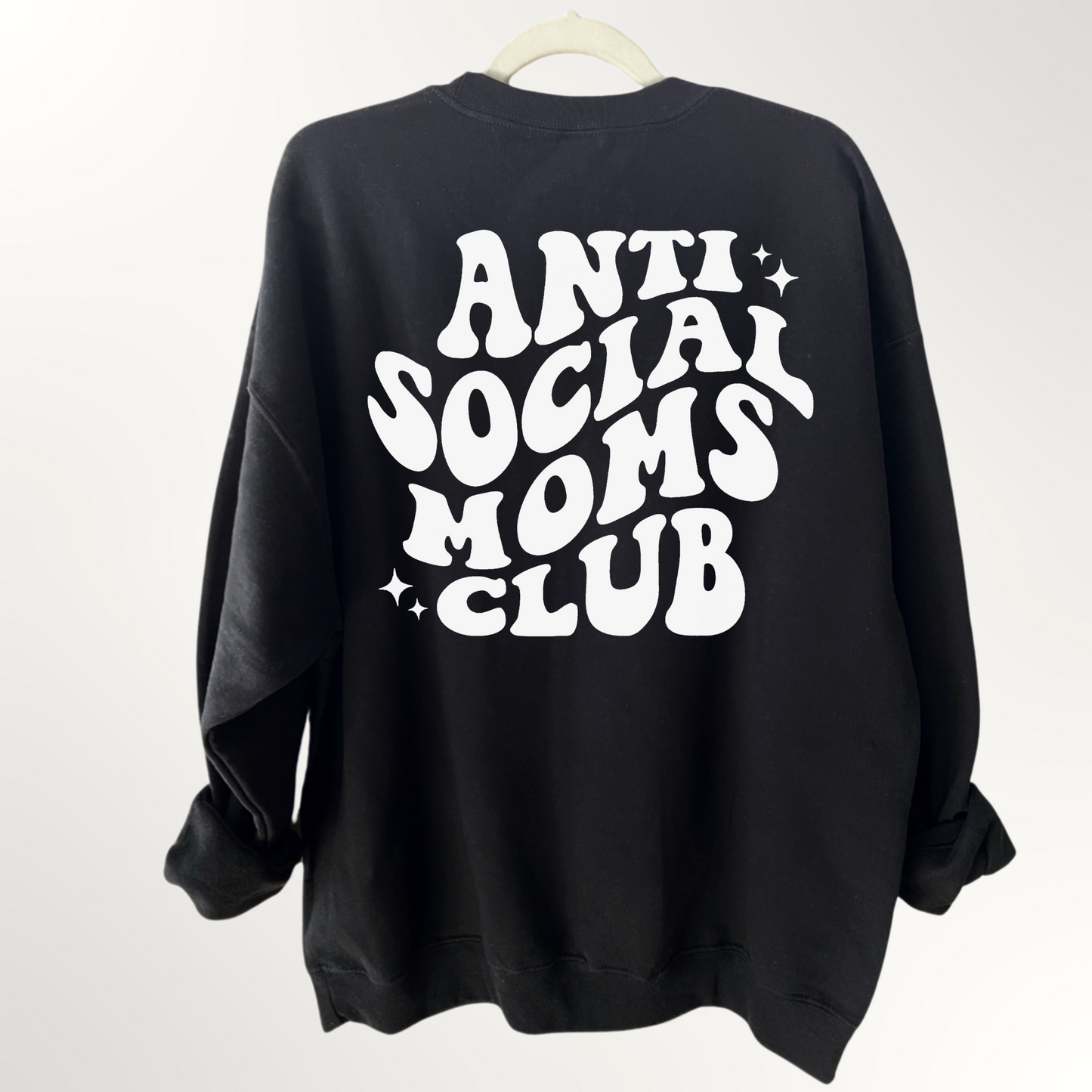 ANTISOCIAL MOMS CLUB CREWNECK SWEATSHIRT