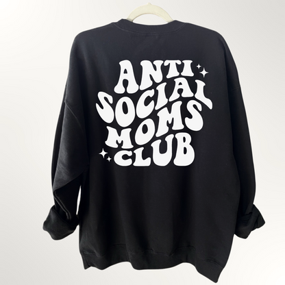 ANTISOCIAL MOMS CLUB CREWNECK SWEATSHIRT