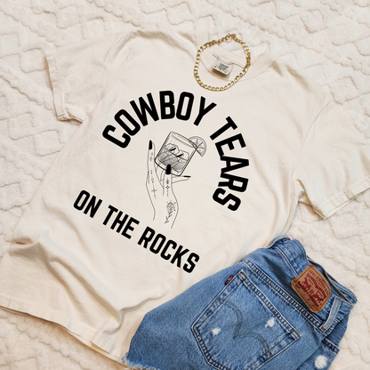 Cowboy Tears On The Rocks T-Shirt