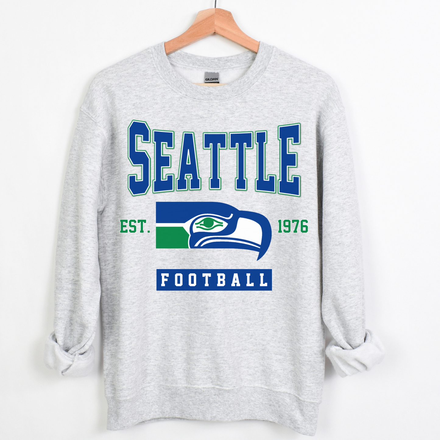 Vintage Seattle Seahawks Crewneck Sweatshirt