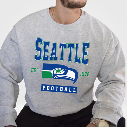 Vintage Seattle Seahawks Crewneck Sweatshirt