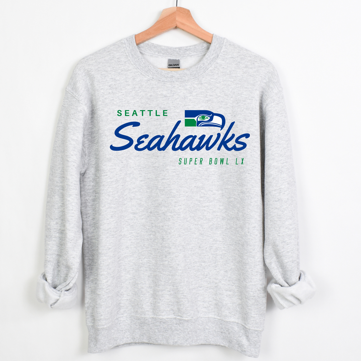 Seattle Seahawks Super Bowl LX Crewneck Sweatshirt