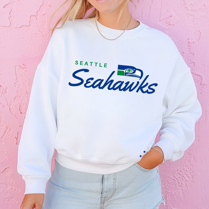 Seattle Seahawks Superbowl LX Crewneck Sweatshirt - Limited Edition