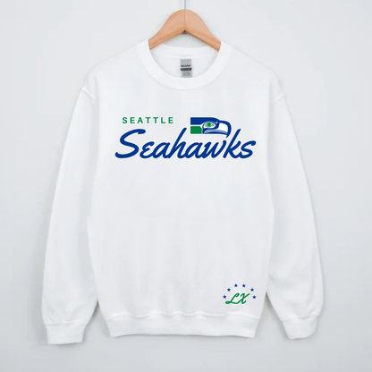 Seattle Seahawks Superbowl LX Crewneck Sweatshirt - Limited Edition