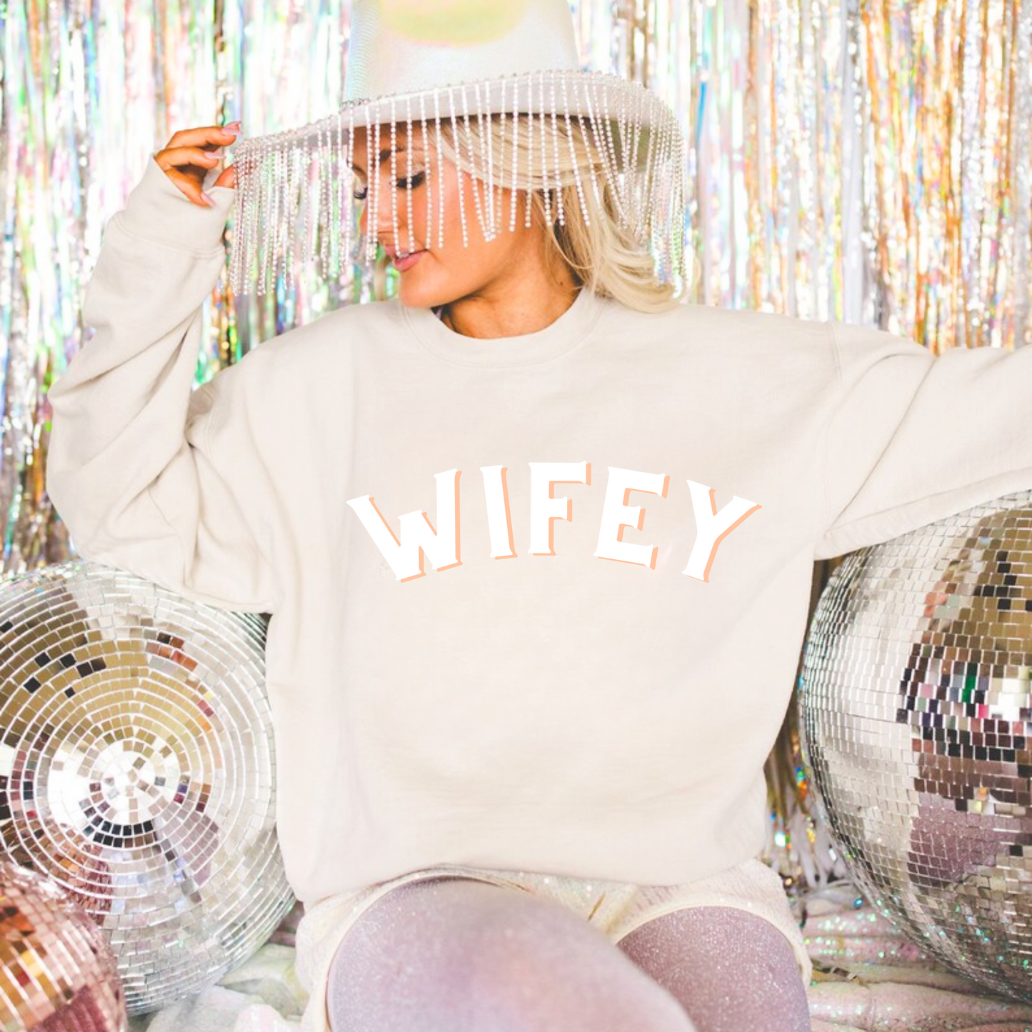 Wifey Crewneck Sweatshirt
